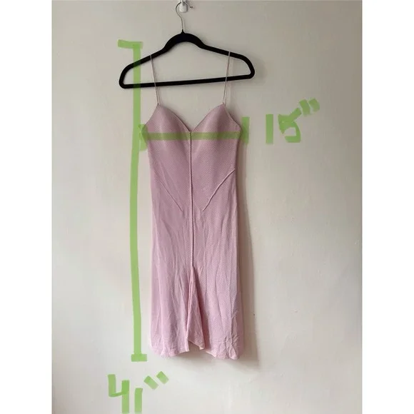 La Perla Vintage Light Pink Dress Marvel Made In Italy Size 42 - Picture 8 of 8